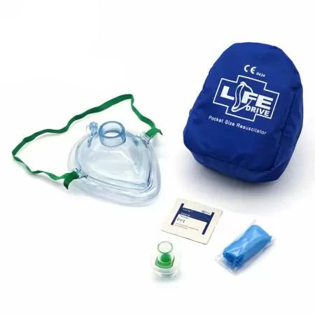 Adult CPR Pocket Mask in Soft Case