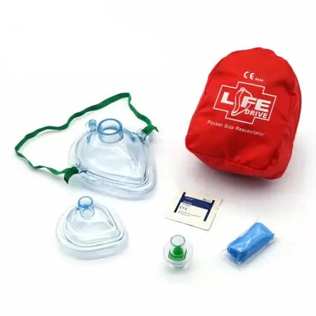 Adult & Infant CPR Pocket Masks in Soft Case