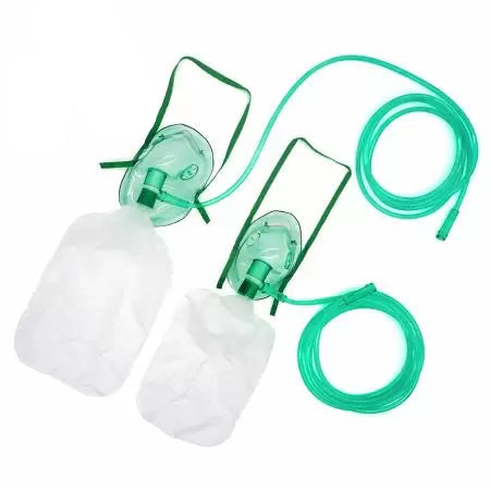 High Concentration Oxygen Mask with Tubing (Adult, Child)