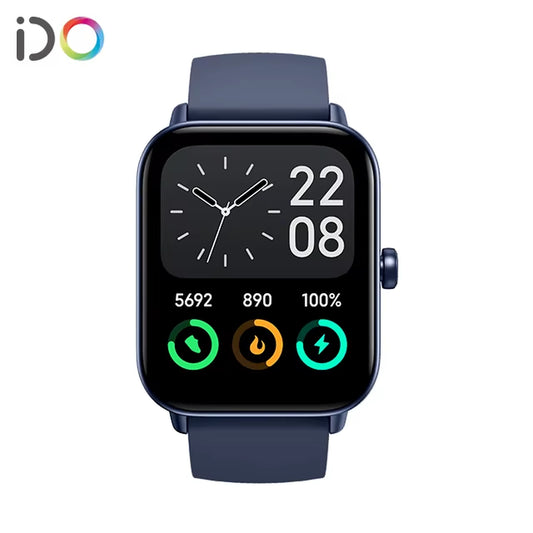 2025 IDW19 Men’s Fitness Smartwatch – 1.8" Full Touch, Bluetooth Calls, Heart & Health Tracker, Stylish Silicone Band