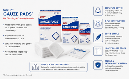Sterile Swab Gauze – 100% Cotton