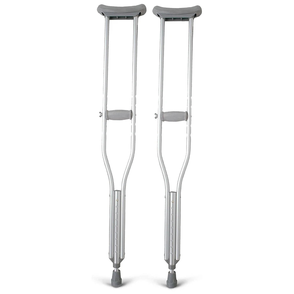 Lightweight Adjustable Crutches – Durable Aluminum Underarm Support