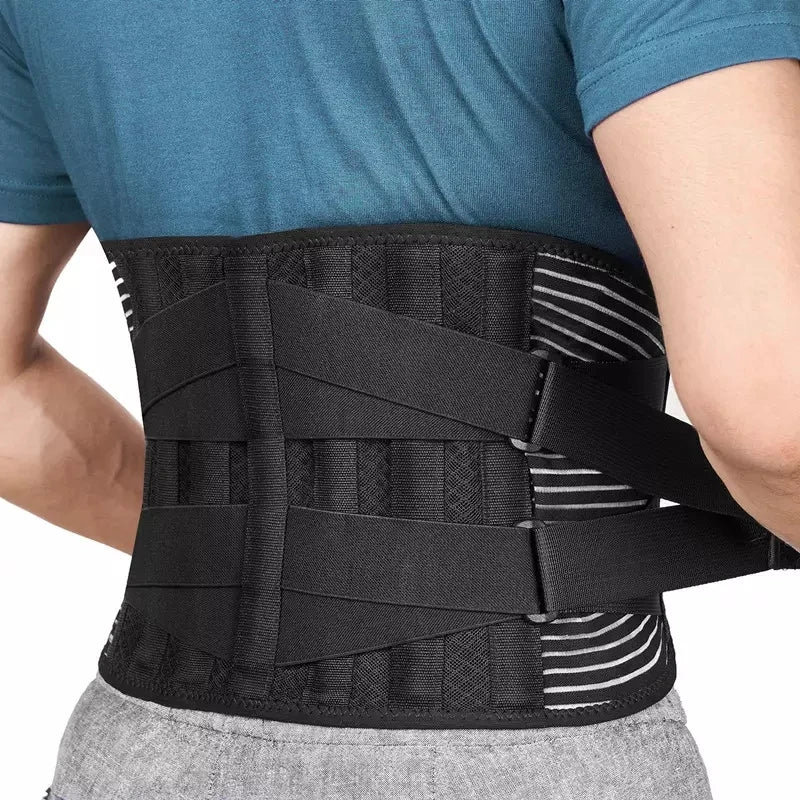 Adjustable Elastic Medical Breathable Waist Lumbar Lower Back Support Belt Adult Back Brace