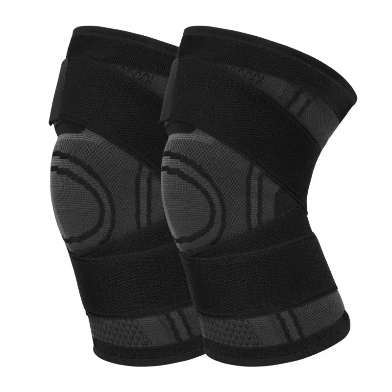 Premium Compression Sleeve with Straps – Support for Running, Gym & Arthritis Relief
