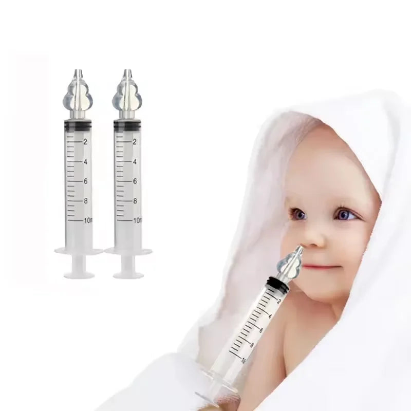 Infant Syringe Nasal Irrigator – the gentle solution for baby rhinitis! 💧👶 #BabyCare #NasalRelief