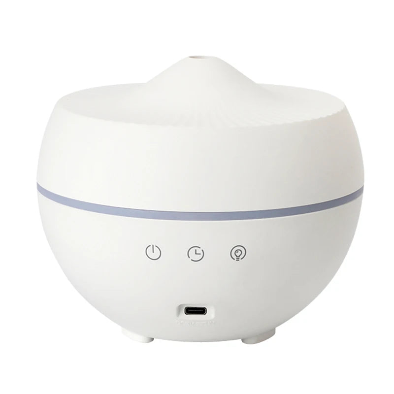 USB Powered 300ml Cool Mist Humidifier – Ultrasonic Aroma Diffuser for Home, Office & Travel