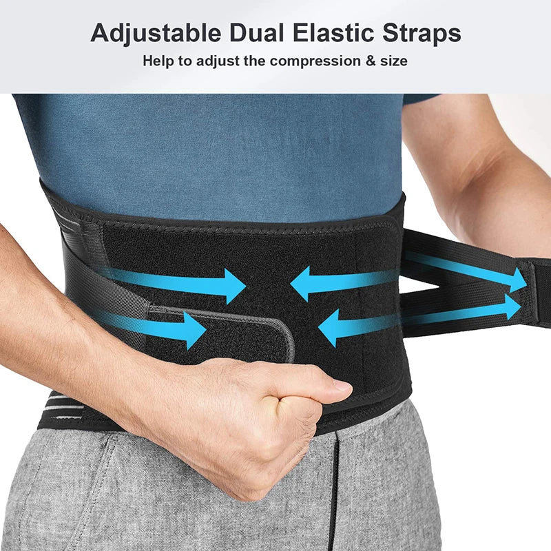 Adjustable Elastic Medical Breathable Waist Lumbar Lower Back Support Belt Adult Back Brace
