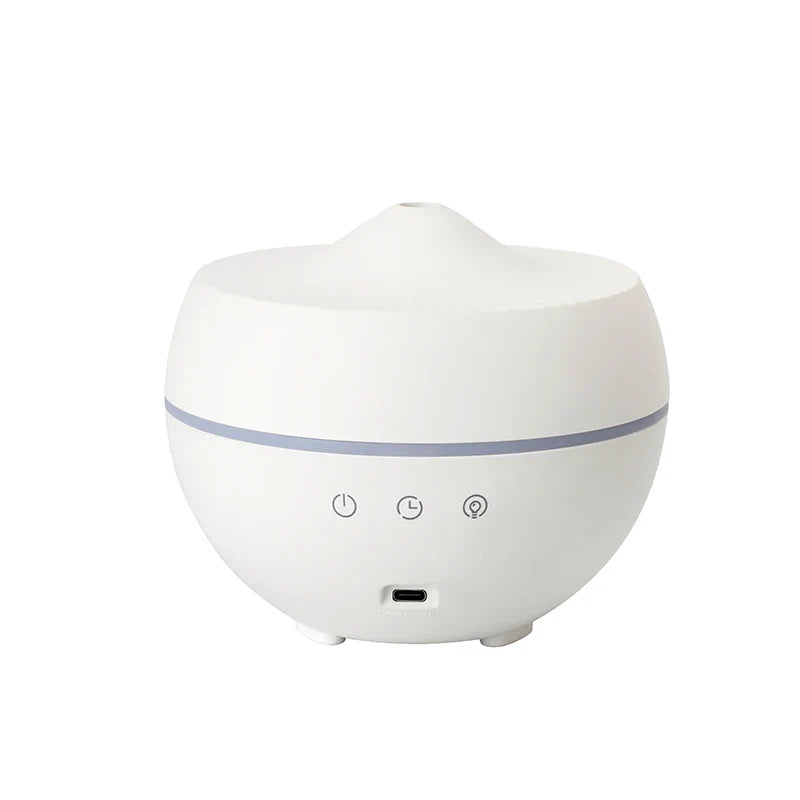 USB Powered 300ml Cool Mist Humidifier – Ultrasonic Aroma Diffuser for Home, Office & Travel