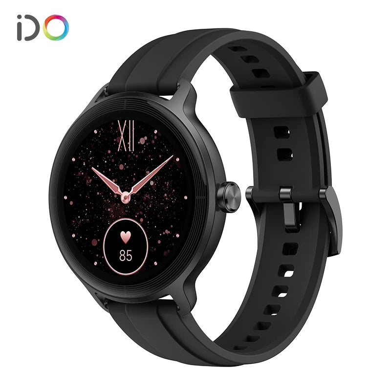 Stylish Women’s Fitness Watch – IP68 Waterproof Smart Tracker with BT Call & Health Features