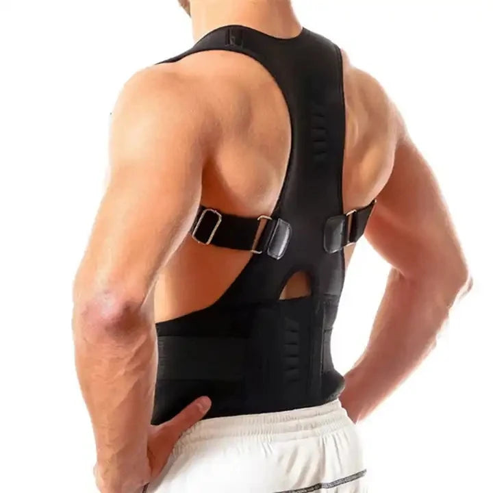 Back Straightener Posture Corrector – Adjustable Support Belt for Men & Women