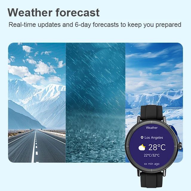 Stylish Women’s Fitness Watch – IP68 Waterproof Smart Tracker with BT Call & Health Features
