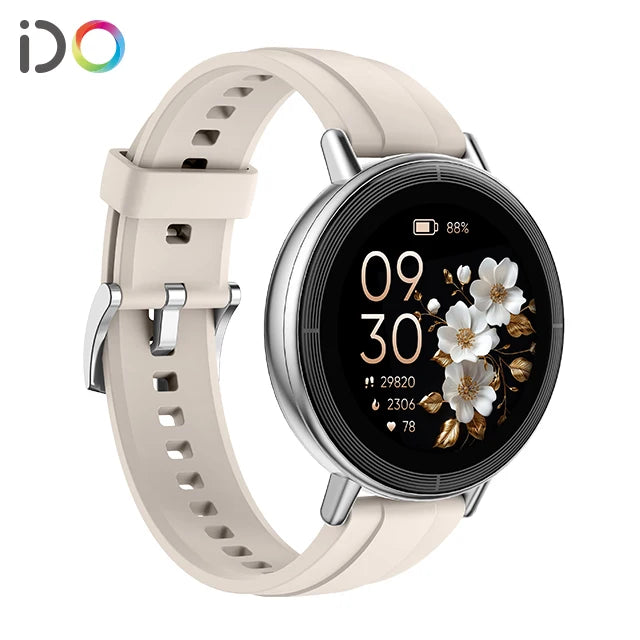 Stylish Women’s Fitness Watch – IP68 Waterproof Smart Tracker with BT Call & Health Features
