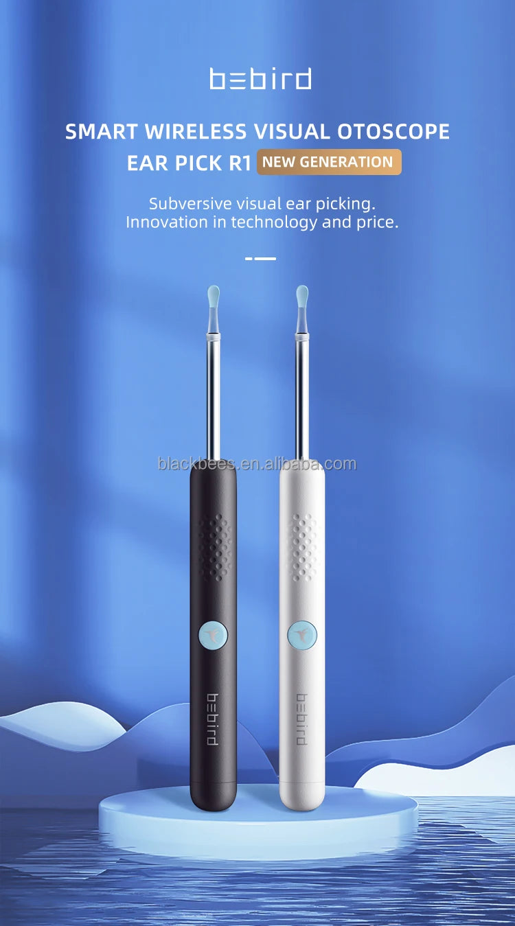 Bebird R1 Smart Visual Ear Cleaner with Camera & Wi-Fi - Effortlessly Remove Ear Wax!