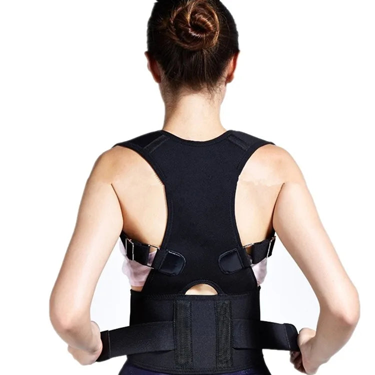 Back Straightener Posture Corrector – Adjustable Support Belt for Men & Women