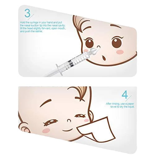 Infant Syringe Nasal Irrigator – the gentle solution for baby rhinitis! 💧👶 #BabyCare #NasalRelief