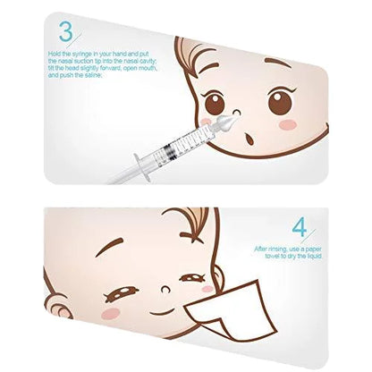 Infant Syringe Nasal Irrigator – the gentle solution for baby rhinitis! 💧👶 #BabyCare #NasalRelief