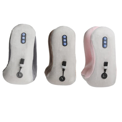 U-Shaped Electric Neck Massager - Portable Cervical & Shoulder Relief Pillow for Home, Travel, and Car Relaxation