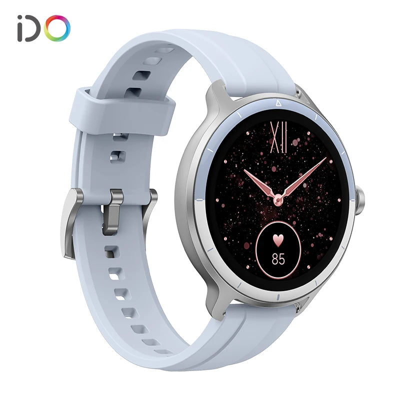 Stylish Women’s Fitness Watch – IP68 Waterproof Smart Tracker with BT Call & Health Features