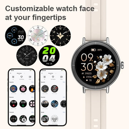 Stylish Women’s Fitness Watch – IP68 Waterproof Smart Tracker with BT Call & Health Features
