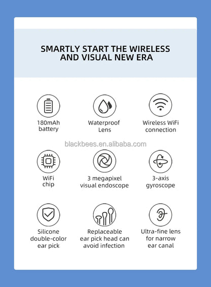 Bebird R1 Smart Visual Ear Cleaner with Camera & Wi-Fi - Effortlessly Remove Ear Wax!
