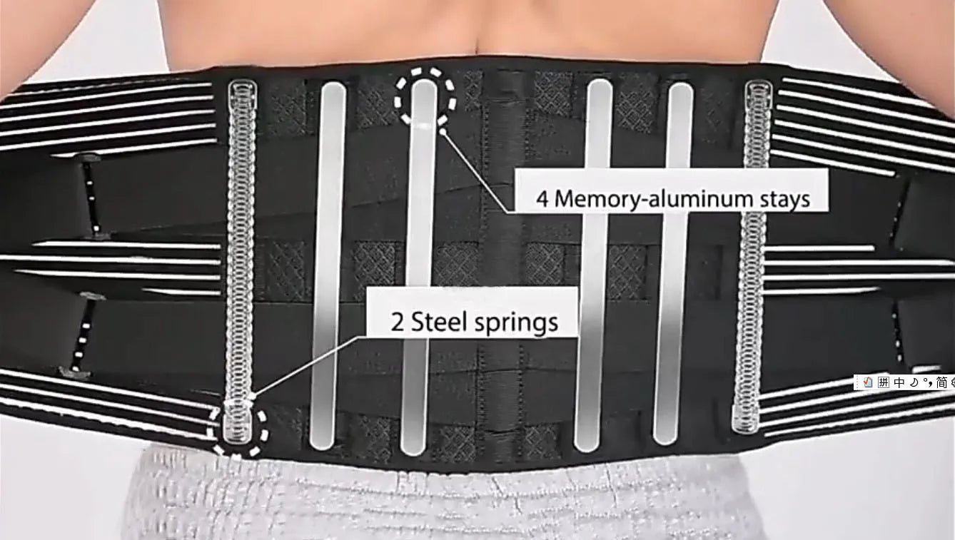 Adjustable Elastic Medical Breathable Waist Lumbar Lower Back Support Belt Adult Back Brace