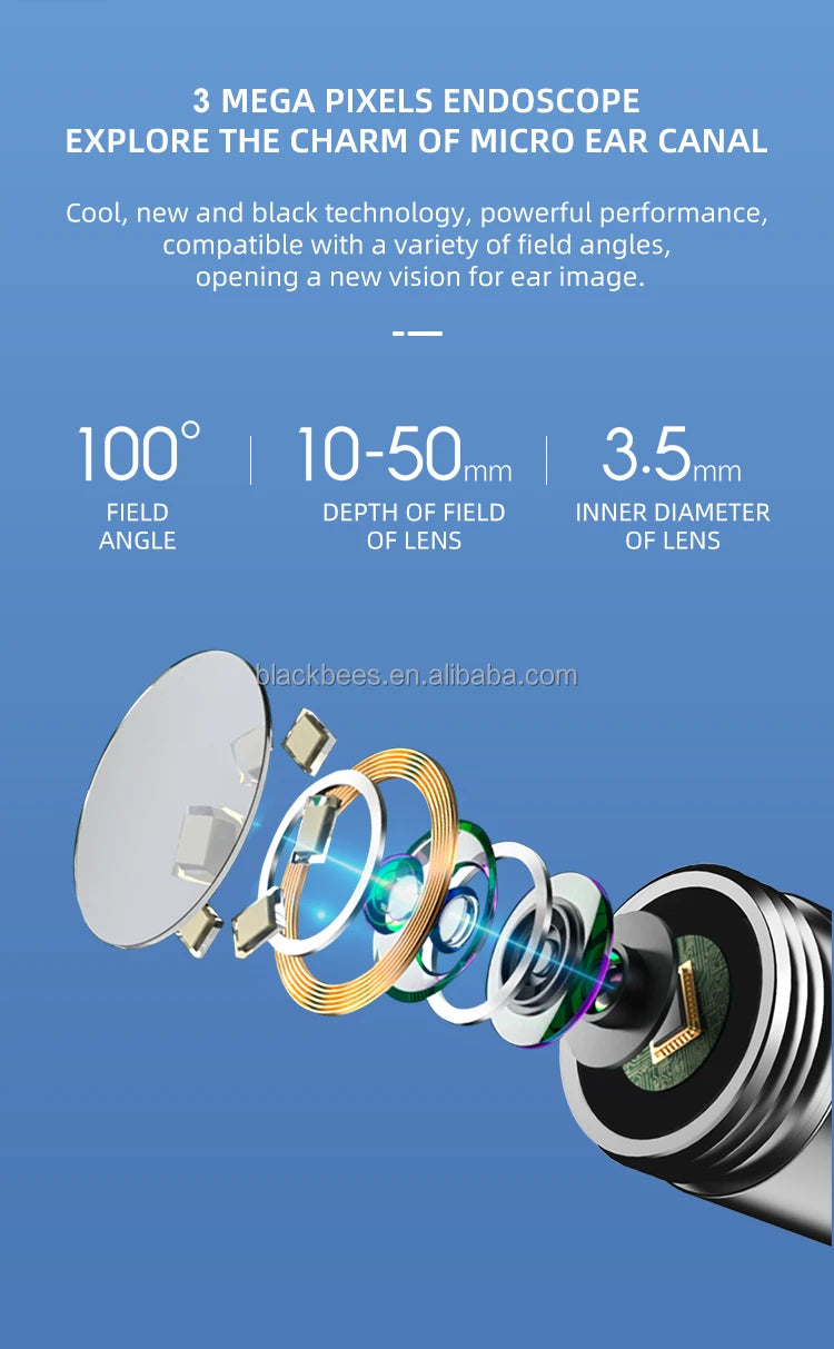 Bebird R1 Smart Visual Ear Cleaner with Camera & Wi-Fi - Effortlessly Remove Ear Wax!