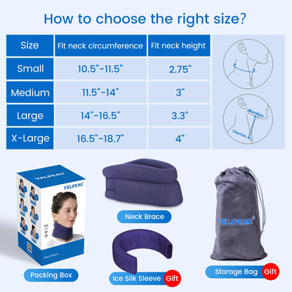 Ultimate Neck Brace Support for Pain Relief & Sleep Comfort
