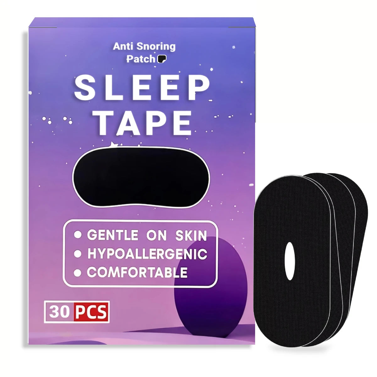 30Pcs Micropore Tape Mouth Tape for Pain Free Removal, Hypoallergenic, Latex Free Gentle on Skin Adhesive Tape