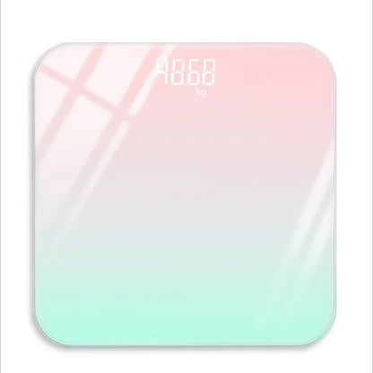 Gradient Color Smart LCD Glass Weight Scale - Stylish Digital Body Balance for Accurate Measurements