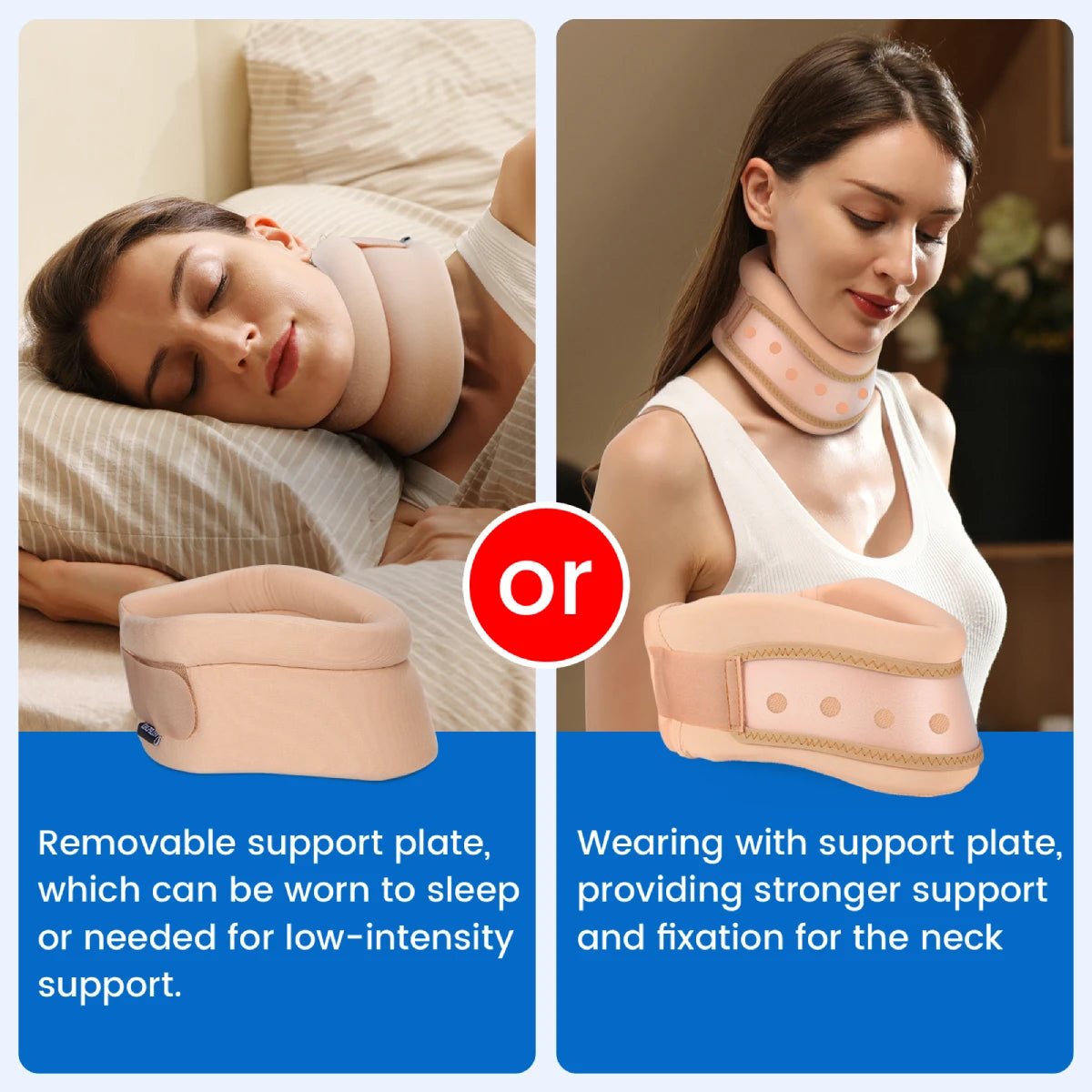 Ultimate Neck Brace Support for Pain Relief & Sleep Comfort