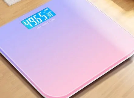 Gradient Color Smart LCD Glass Weight Scale - Stylish Digital Body Balance for Accurate Measurements