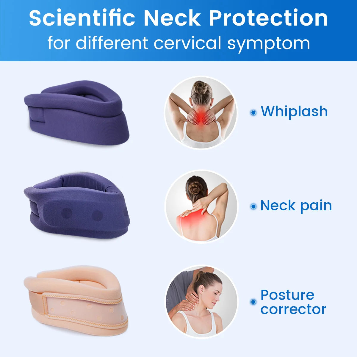 Ultimate Neck Brace Support for Pain Relief & Sleep Comfort
