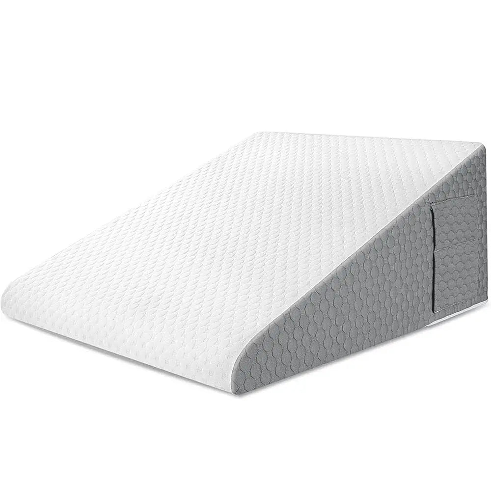 Bed Wedge Pillow for Acid Reflux & Post-Surgery — Air-Layer Foam Elevation
