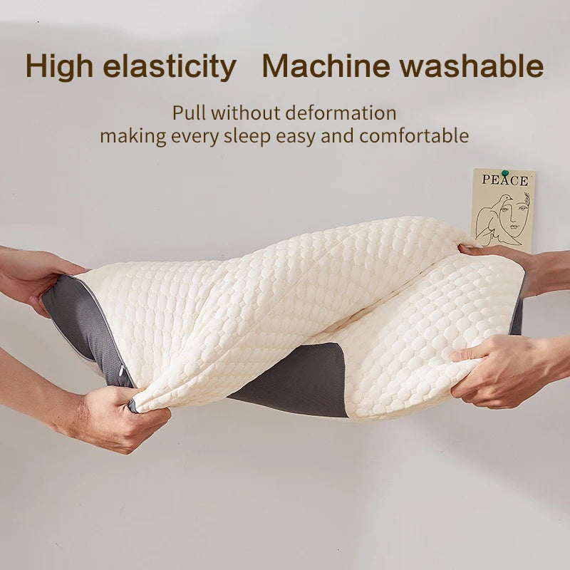 Neck Pain Relief Pillow – Orthopedic Cervical Support, Soybean Fiber Massage-Relief Design for Deep, Restorative Sleep