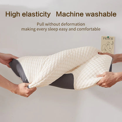 Neck Pain Relief Pillow – Orthopedic Cervical Support, Soybean Fiber Massage-Relief Design for Deep, Restorative Sleep
