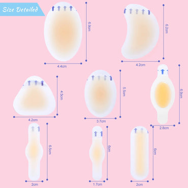 Waterproof Hydrocolloid Blister Pads – Foot, Toe & Heel Protection Bandages