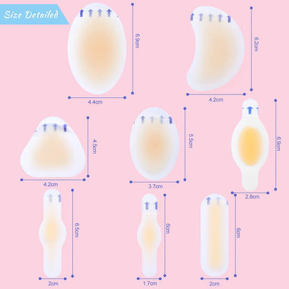 Waterproof Hydrocolloid Blister Pads – Foot, Toe & Heel Protection Bandages