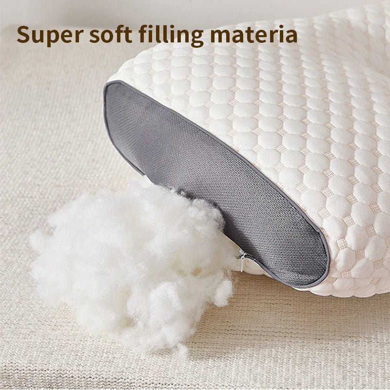 Neck Pain Relief Pillow – Orthopedic Cervical Support, Soybean Fiber Massage-Relief Design for Deep, Restorative Sleep