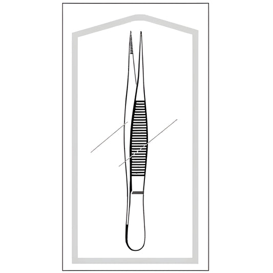 Splinter Forceps Econo Sterile 4-1/2 Inch