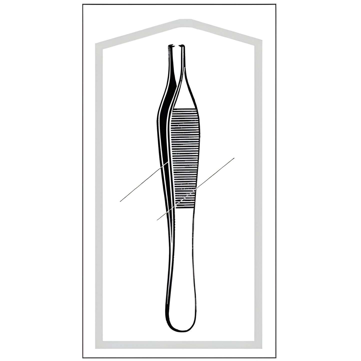 Tissue Forceps Econo Sterile Adson 4-3/4 Inch