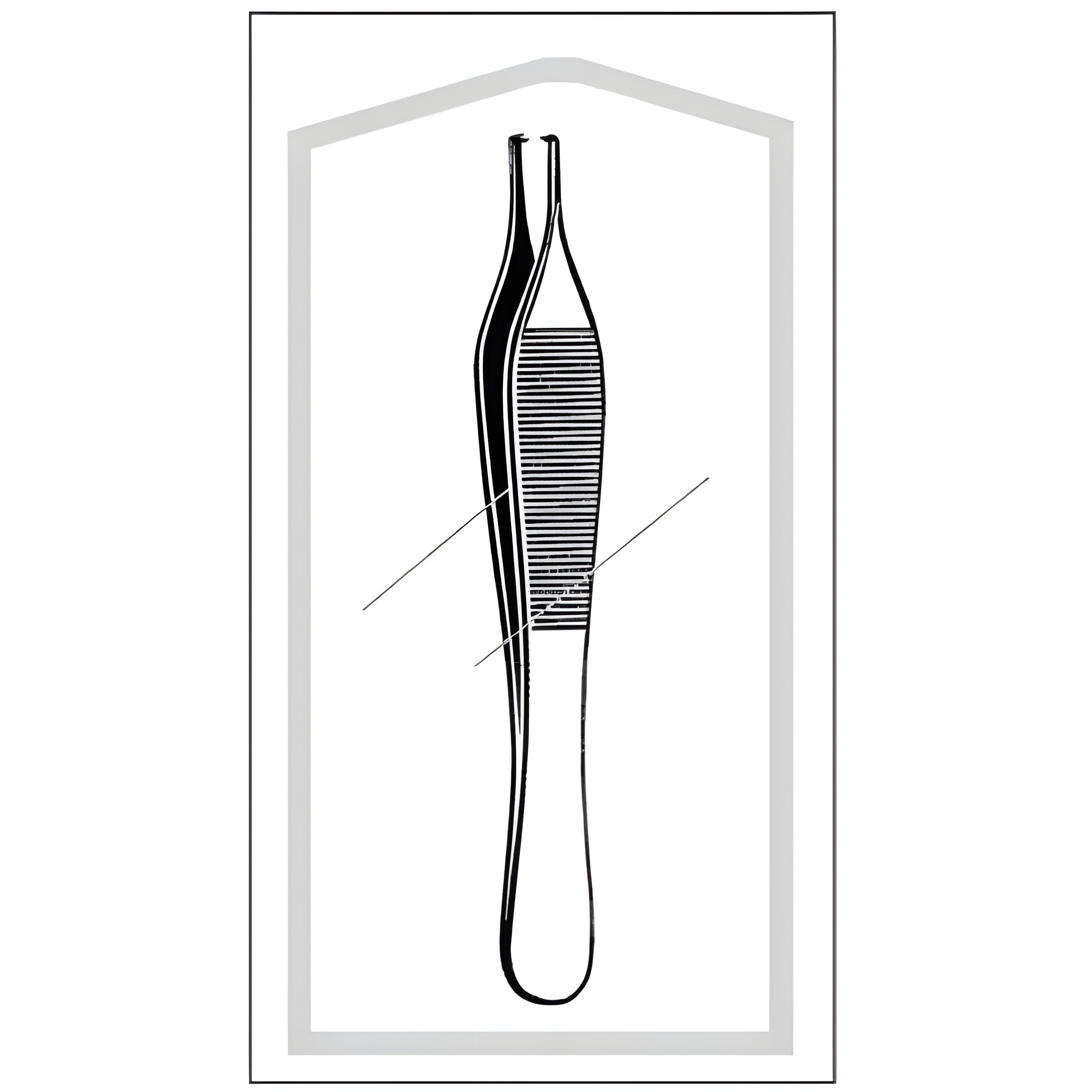 Tissue Forceps Econo Sterile Adson 4-3/4 Inch
