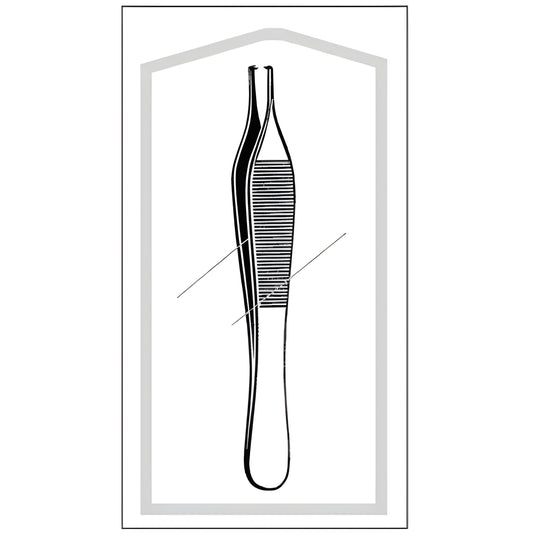 Tissue Forceps Econo Sterile Adson 4-3/4 Inch