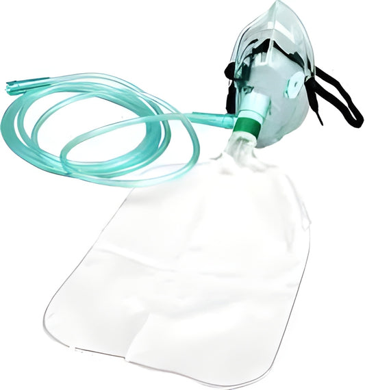 Non-Rebreathing Mask Medical-Grade Oxygen Delivery